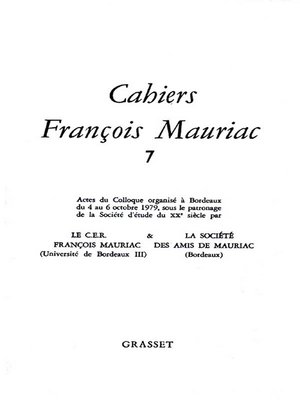 cover image of Cahiers numéro 07